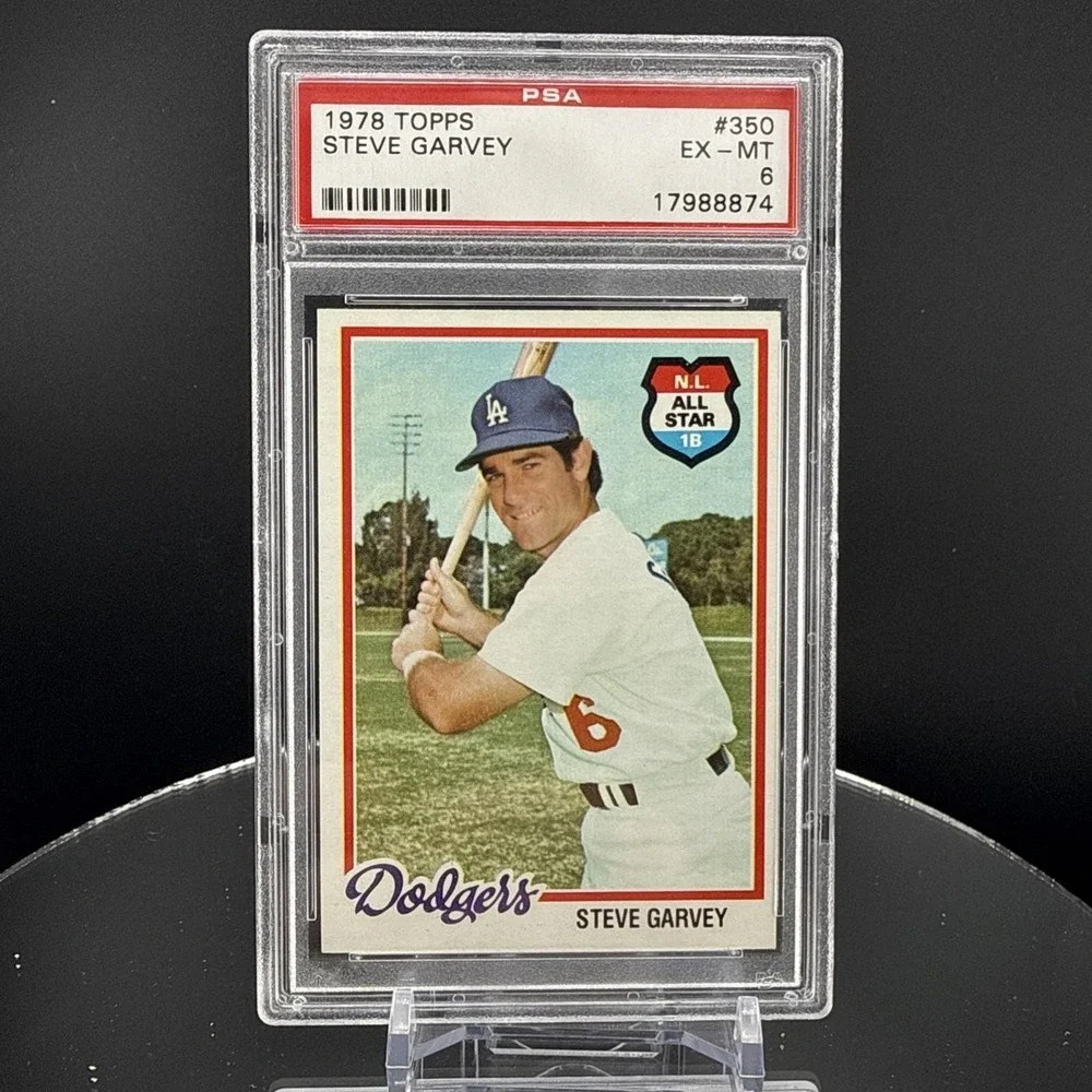 1978 Vintage Topps #350 Steve Garvey PSA 6 Dodgers